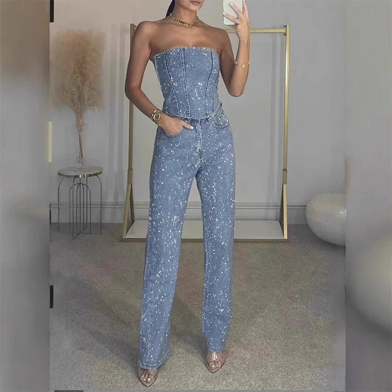 Liyana | Glitter Corset Set – Luxe & Verleidelijk Party Outfit
