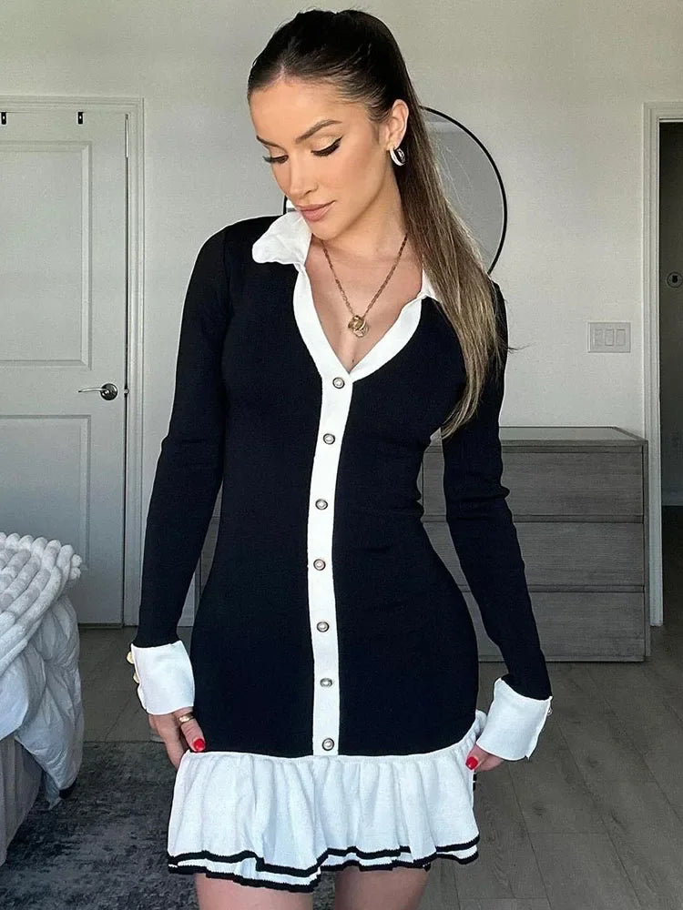 Roos | Korte Jurk Dames | Chic & Trendy Mini Dress Voor Casual & Party