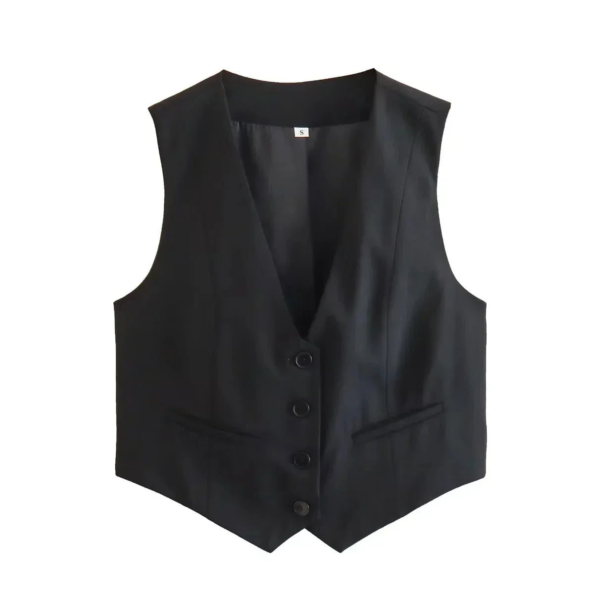 AMELIE | Cropped Gilet Top