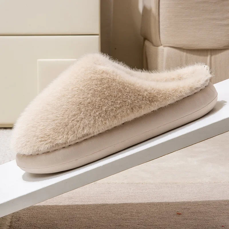 Noa | Bont Pantoffels Dames | Warme & Zachte Sloffen Voor Winter Comfort