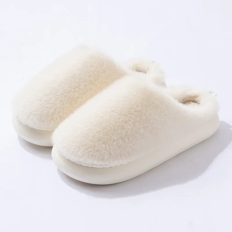 Noa | Bont Pantoffels Dames | Warme & Zachte Sloffen Voor Winter Comfort
