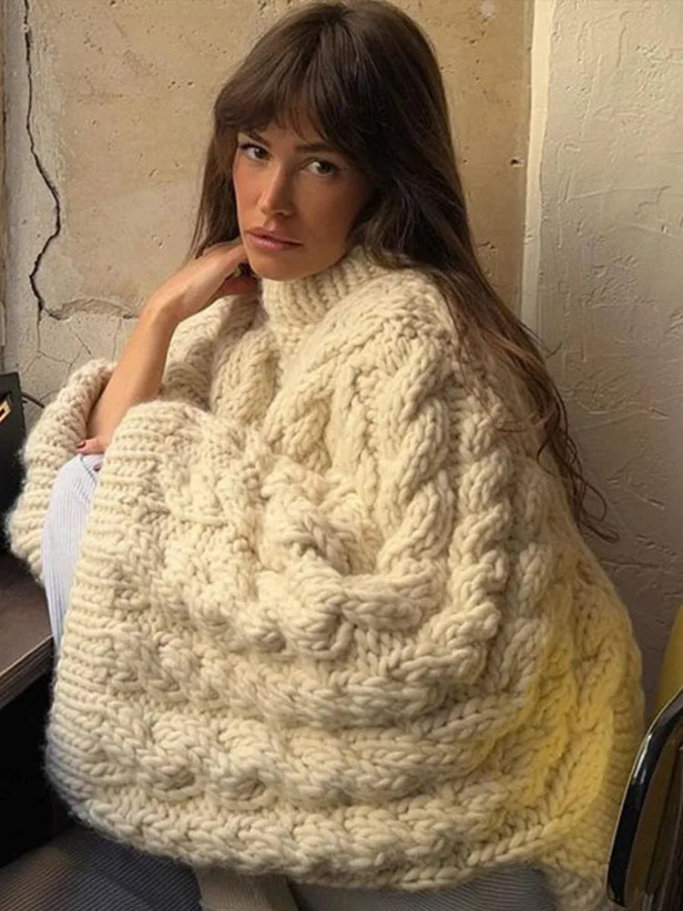 Oversized Trui Dames | Gebreide Zachte Damestrui met Relaxte Fit