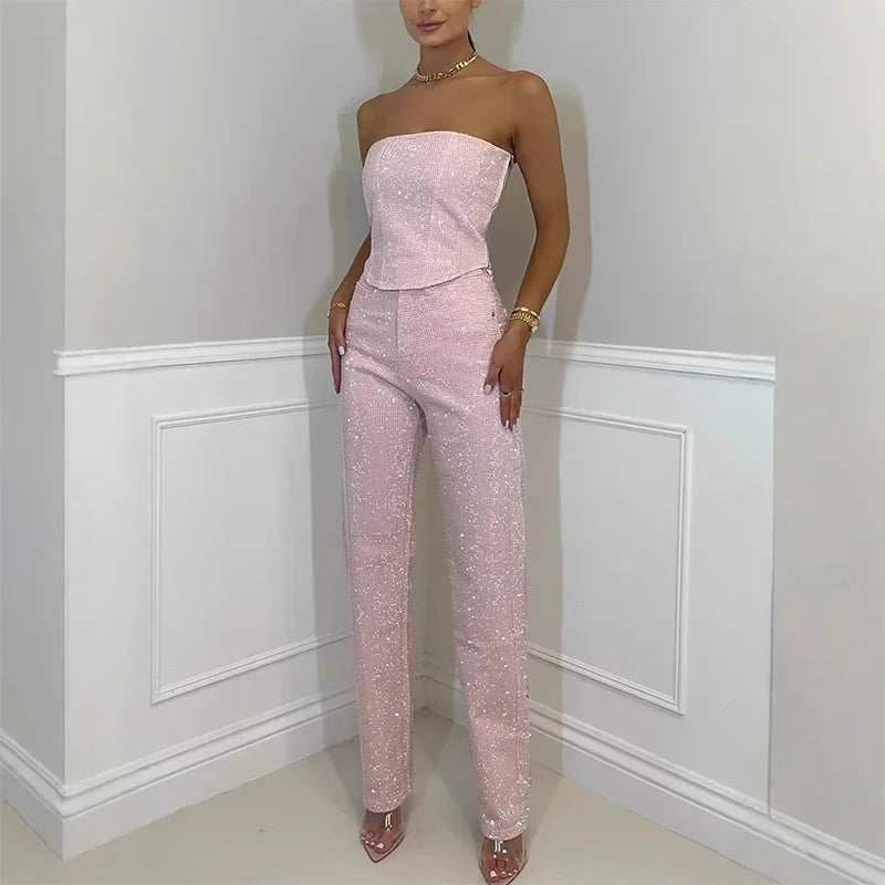 Liyana | Glitter Corset Set – Luxe & Verleidelijk Party Outfit