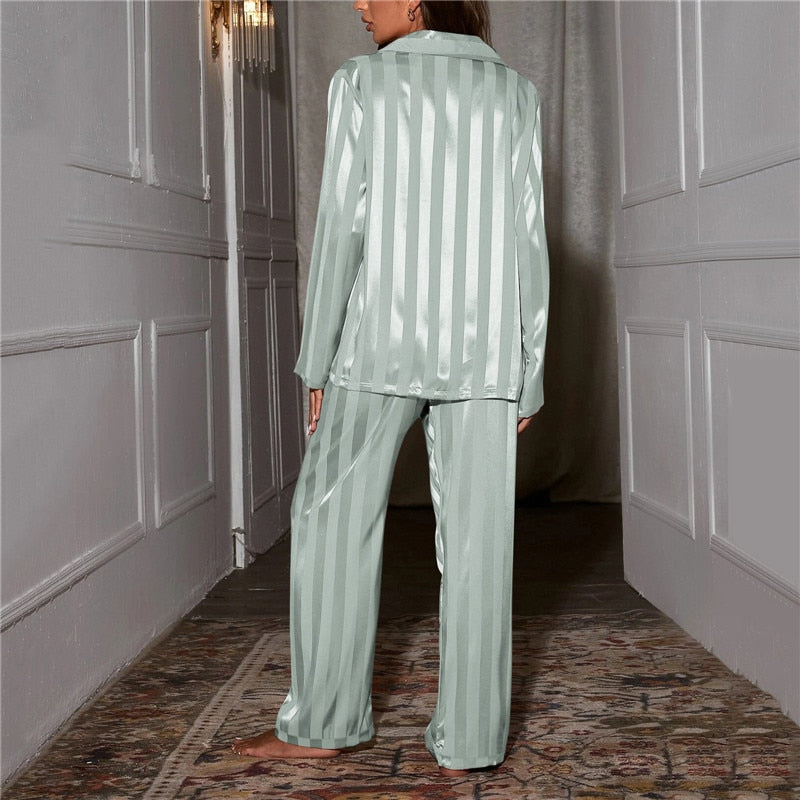 Ella | Luxe Satijnen Pyjama Dames | Comfortabele & Elegante Pyjama Set
