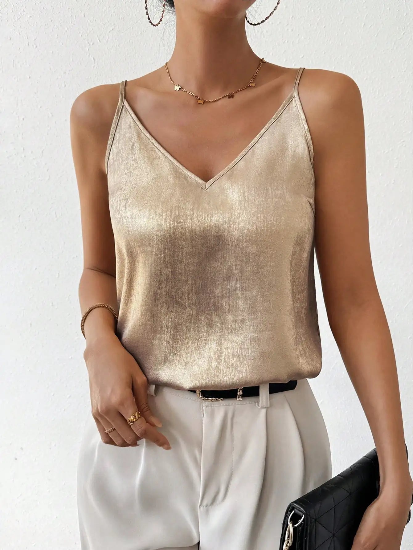 Isabelle | V-hals top met comfortabele pasvorm