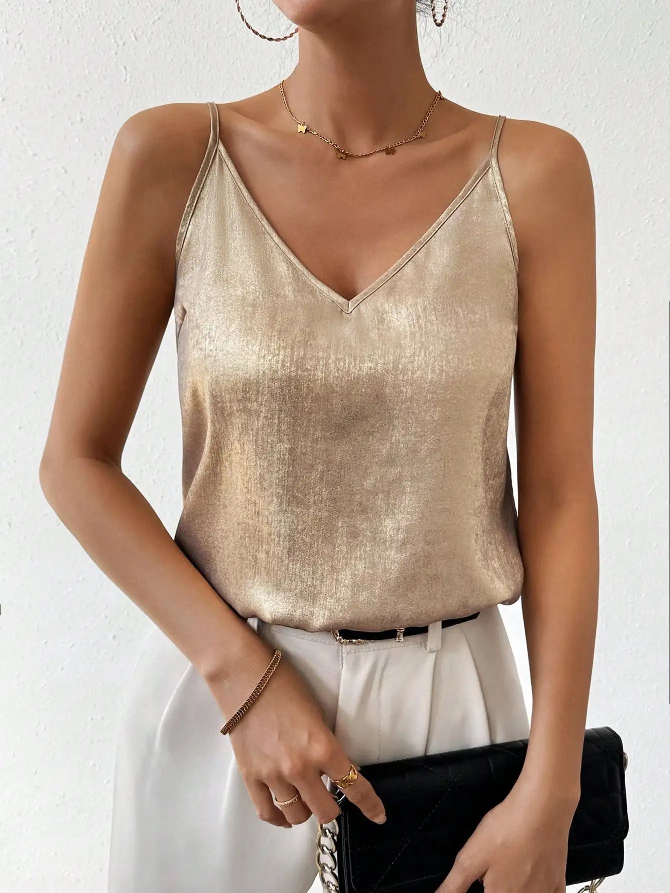 Isabelle | V-hals top met comfortabele pasvorm