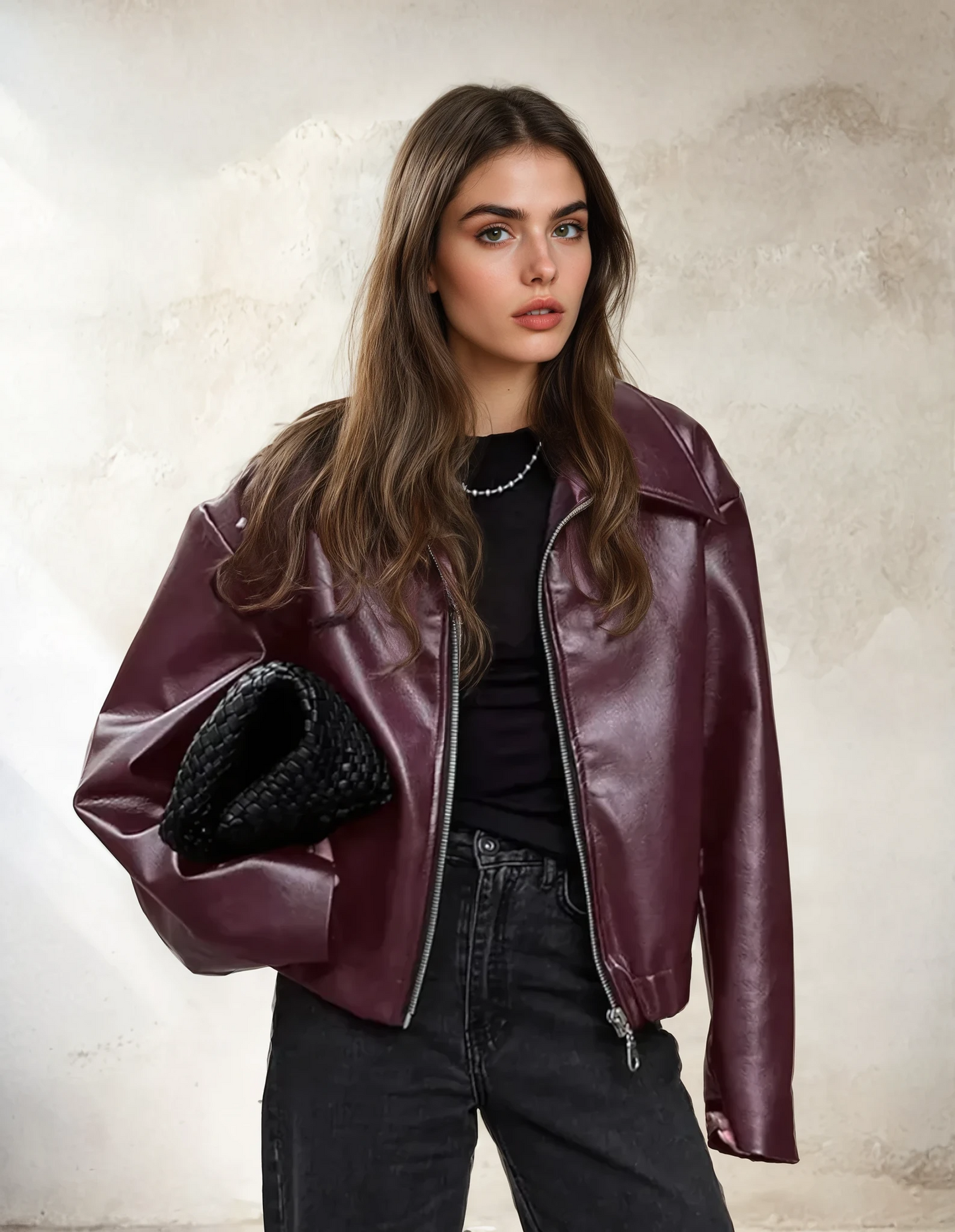 Liva | Zipper Leren Jas
