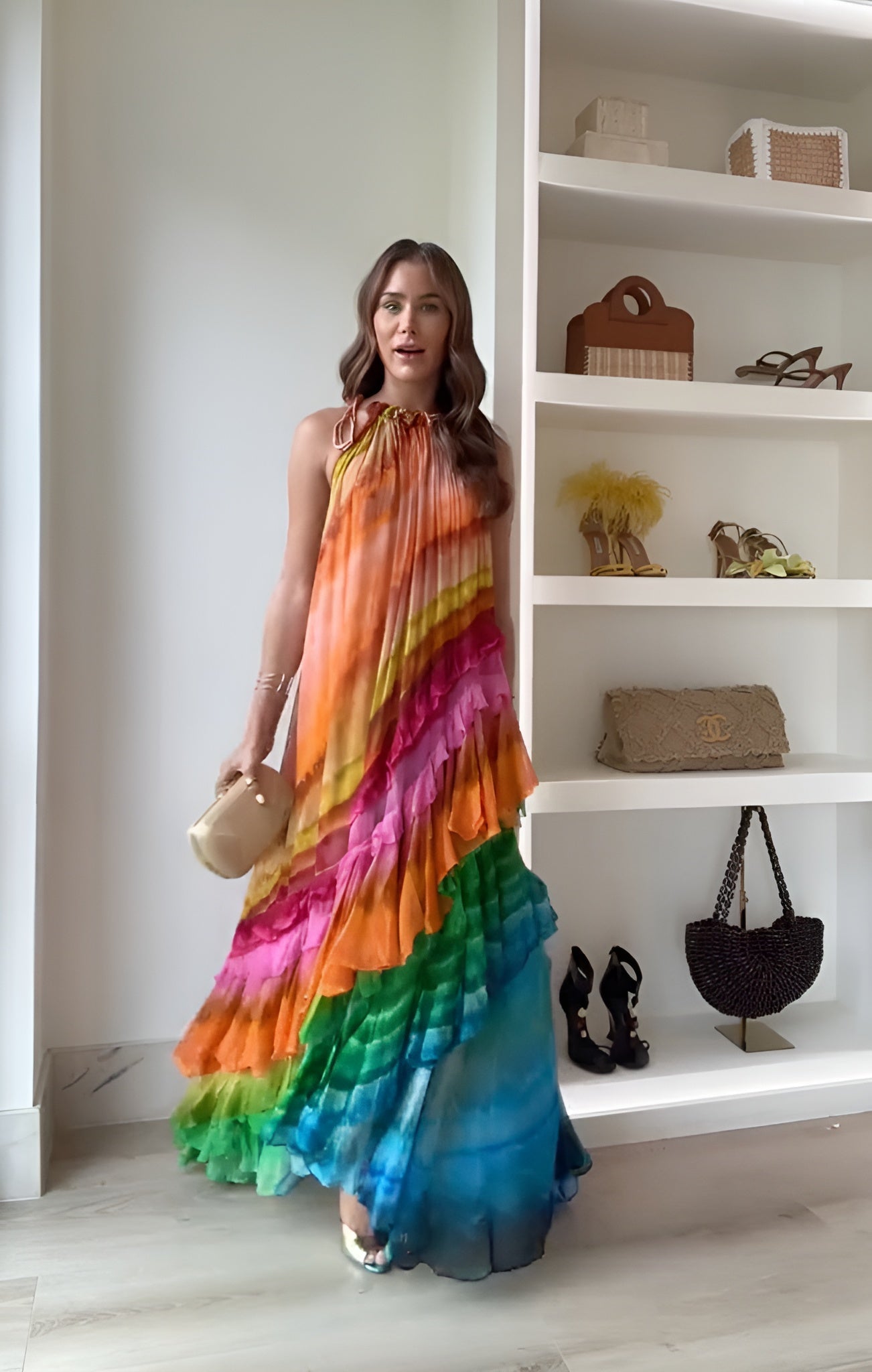 JENIFFER | Endless Rainbow Dress - Opvallend, Zomers & Comfortabel
