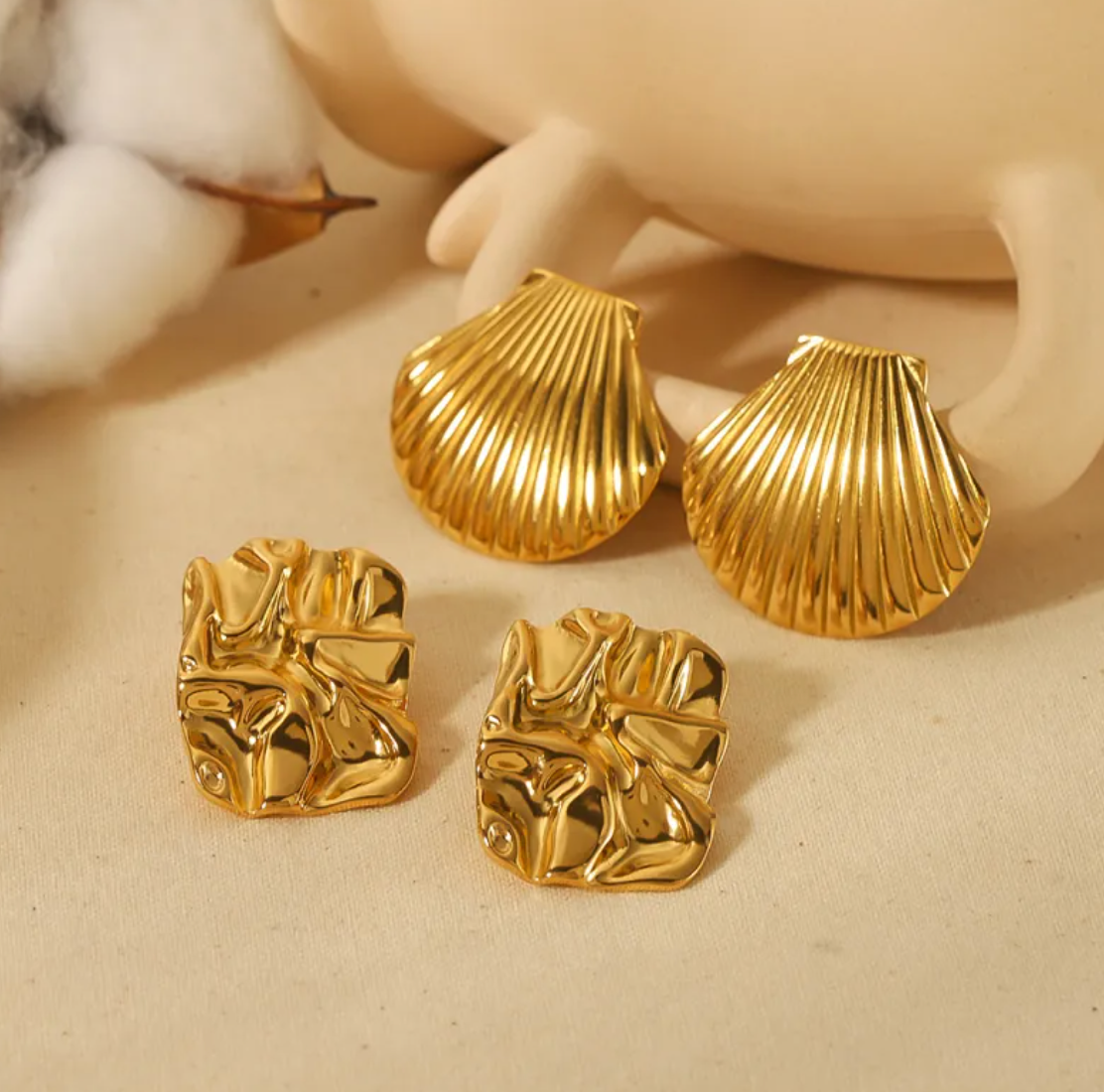 LIANNE | Gouden Oorbellen