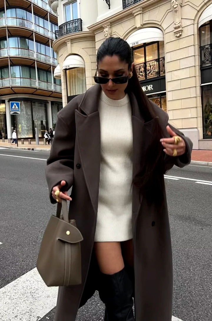 Noëlle | Warme oversized mantel voor de winter