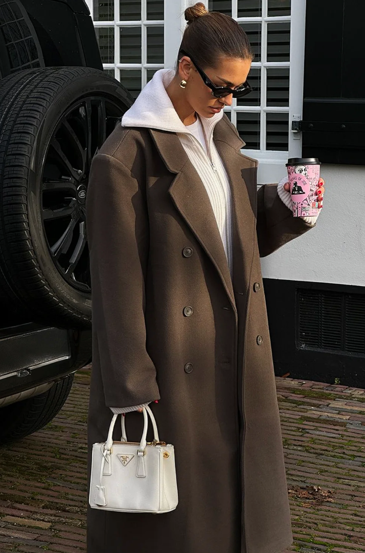 Noëlle | Warme oversized mantel voor de winter