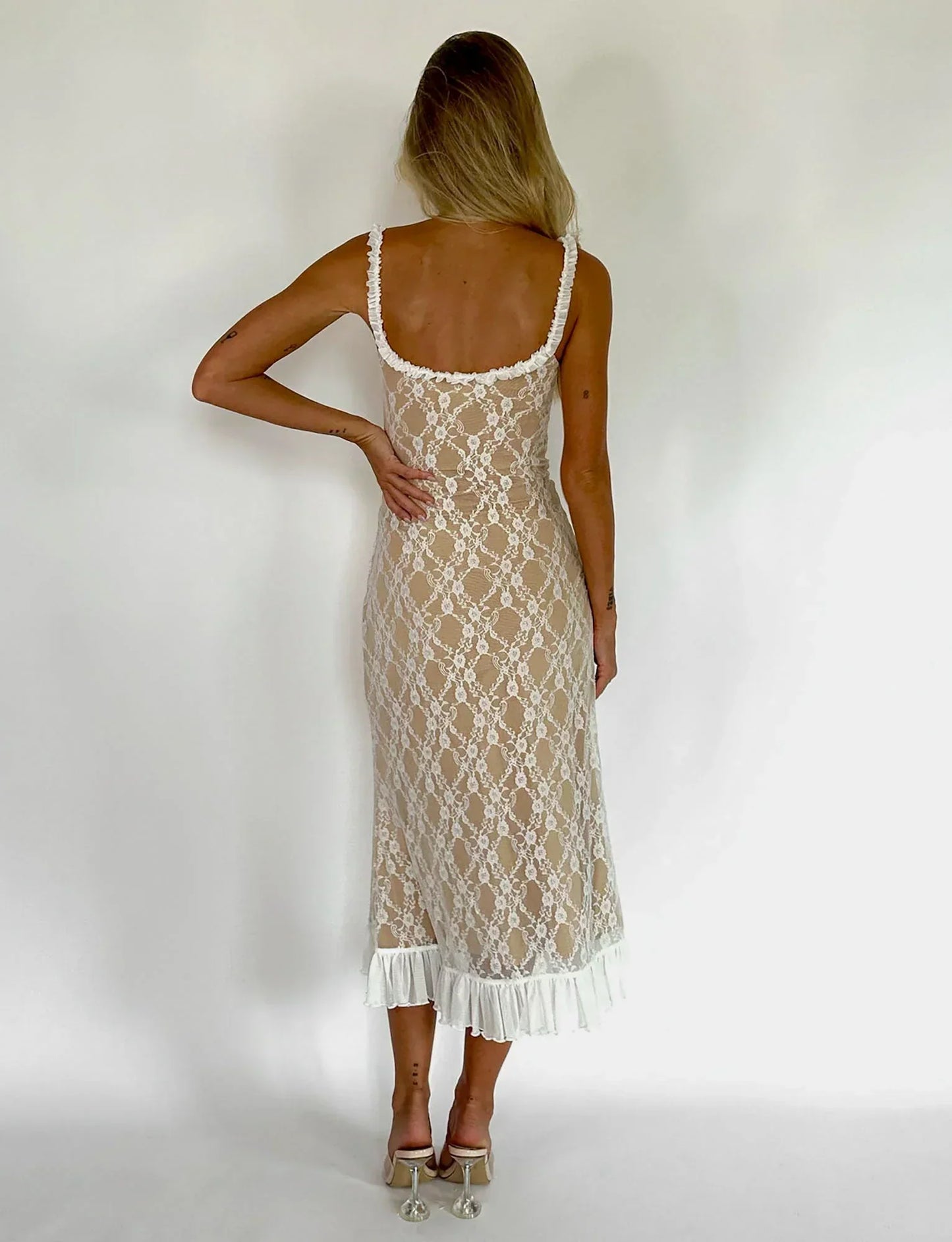 ISABELLE | Noir Élancé Maxi Jurk