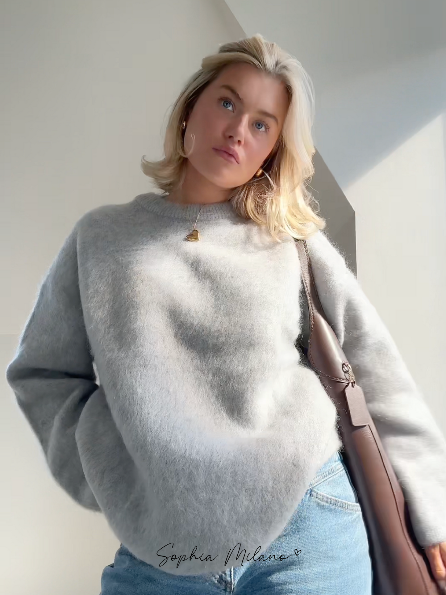 Mira Dames Trui met Ronde Hals | Minimalistisch, Warm & Veelzijdig