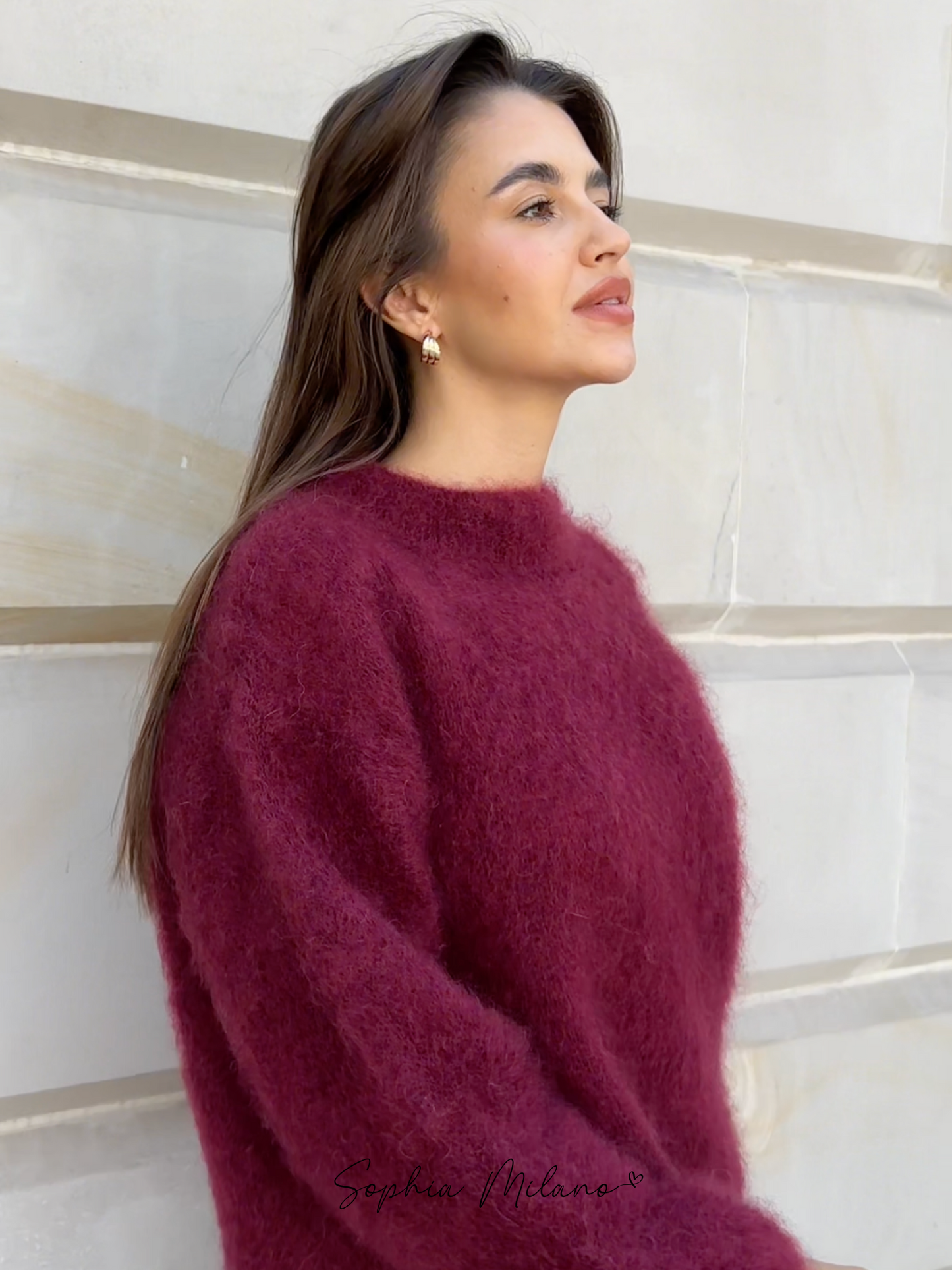 Mira Dames Trui met Ronde Hals | Minimalistisch, Warm & Veelzijdig