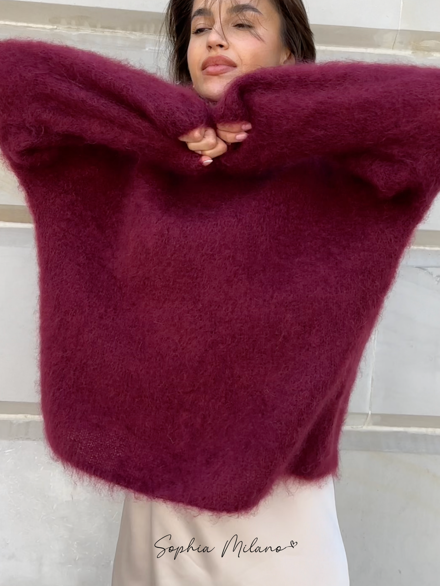 Mira Dames Trui met Ronde Hals | Minimalistisch, Warm & Veelzijdig