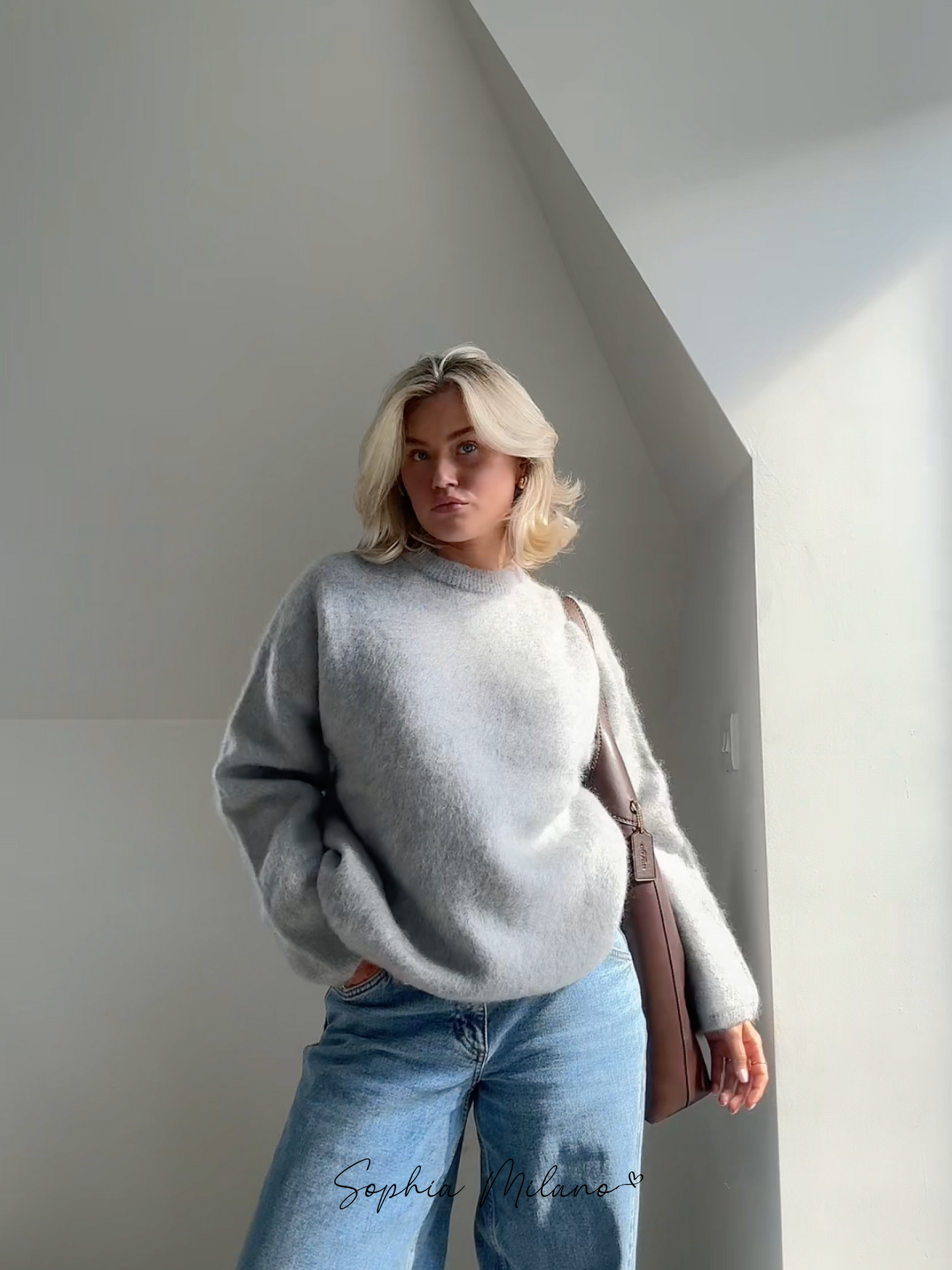 Mira Dames Trui met Ronde Hals | Minimalistisch, Warm & Veelzijdig