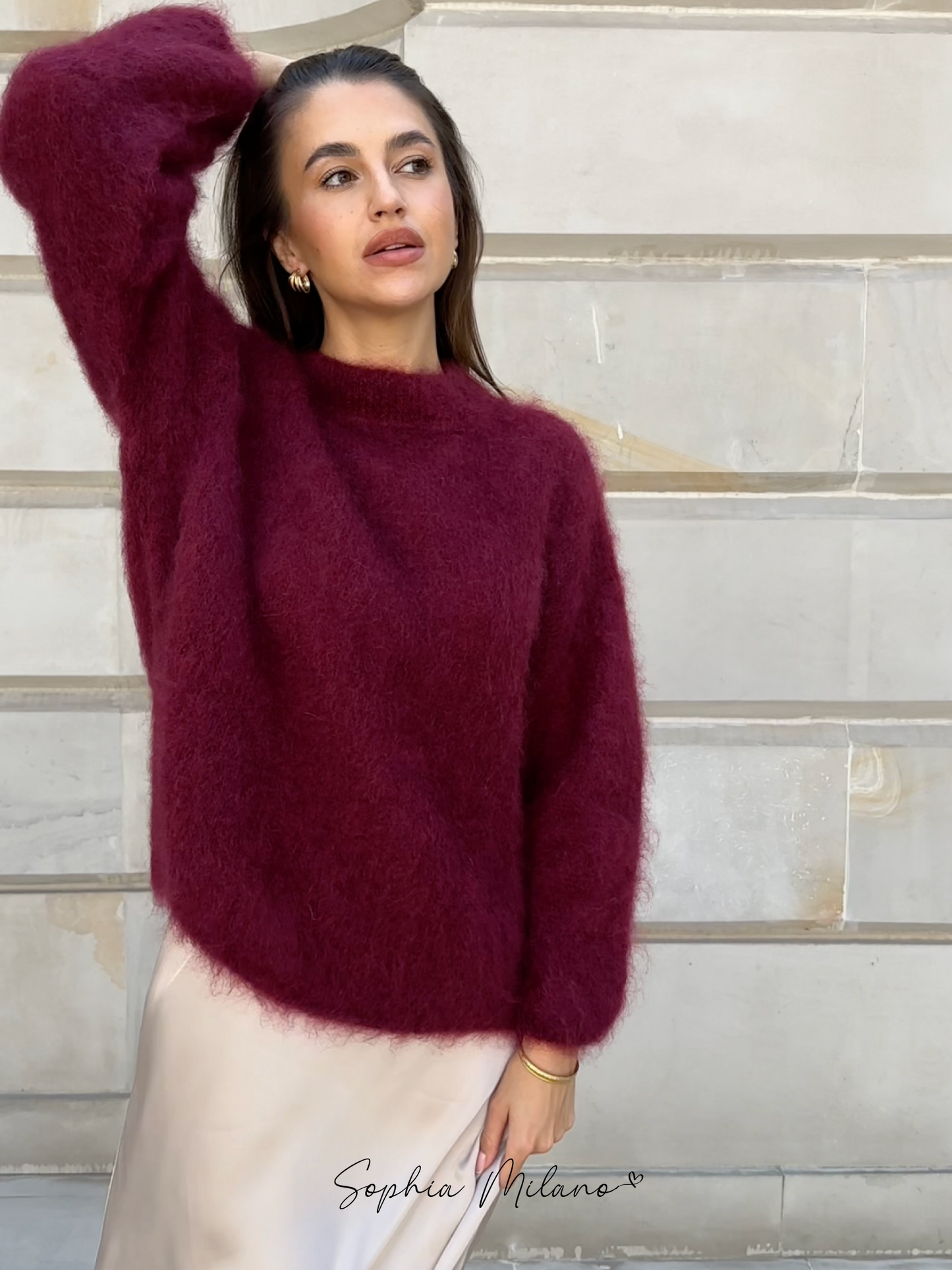 Mira Dames Trui met Ronde Hals | Minimalistisch, Warm & Veelzijdig