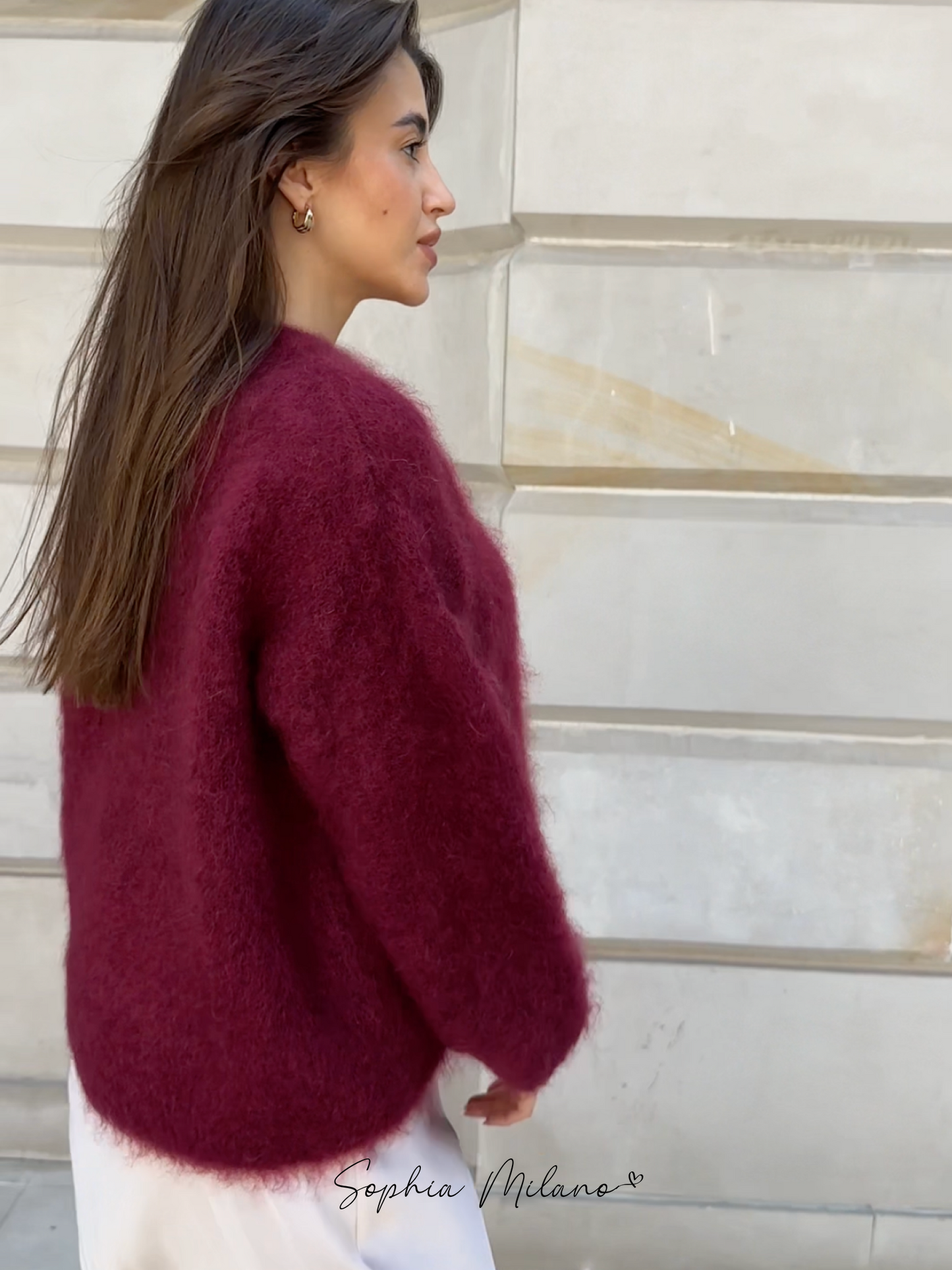 Mira Dames Trui met Ronde Hals | Minimalistisch, Warm & Veelzijdig