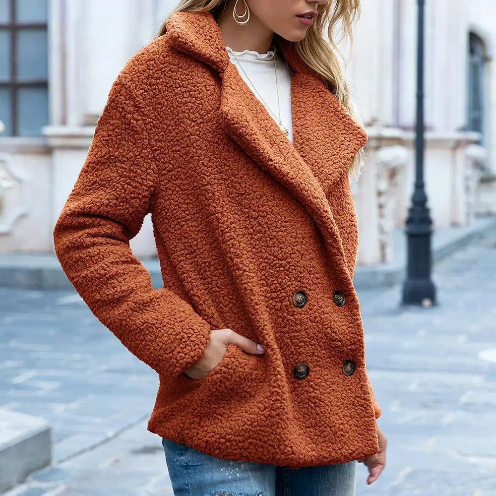 Lange Teddy Jas Dames | Chic, Zacht & Perfect voor de Winter