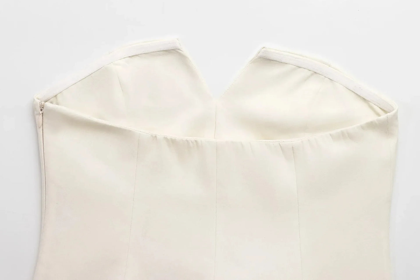 Sofia | Luxe Strapless Dames Top Met V-Hals En Antislip Detail – Elegant, Comfortabel & Blijft Perfect Zitten