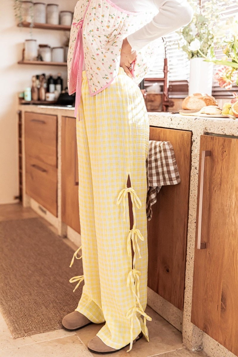 LIA | Zomerbroek Dames – Comfort & Charme met Strikdetail