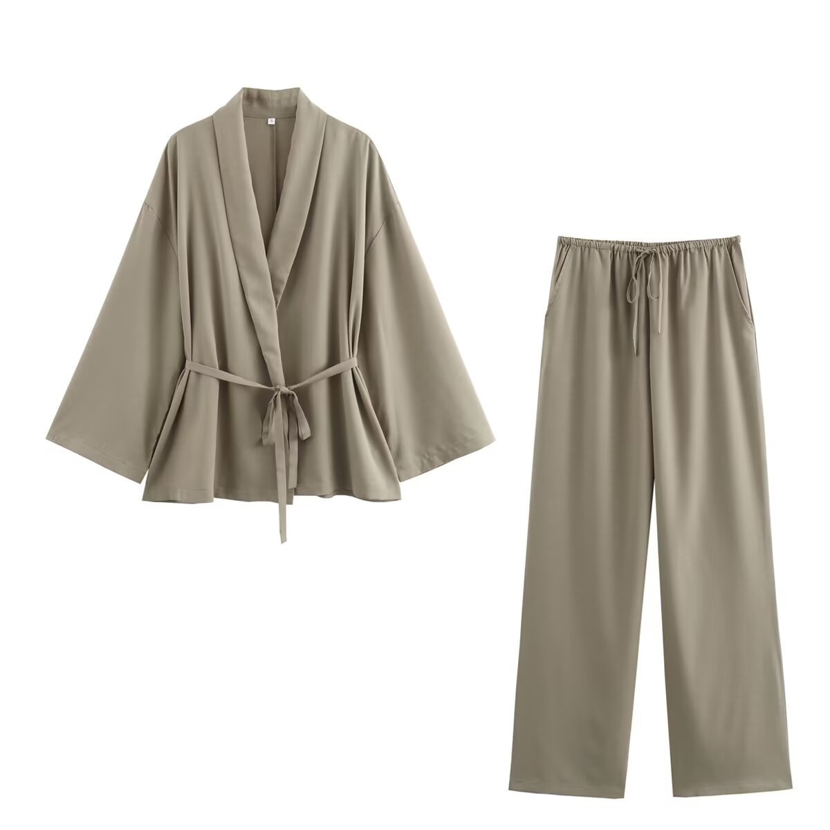 AMELIA | Linnen Kimono Set - Comfy, Trendy & Chic