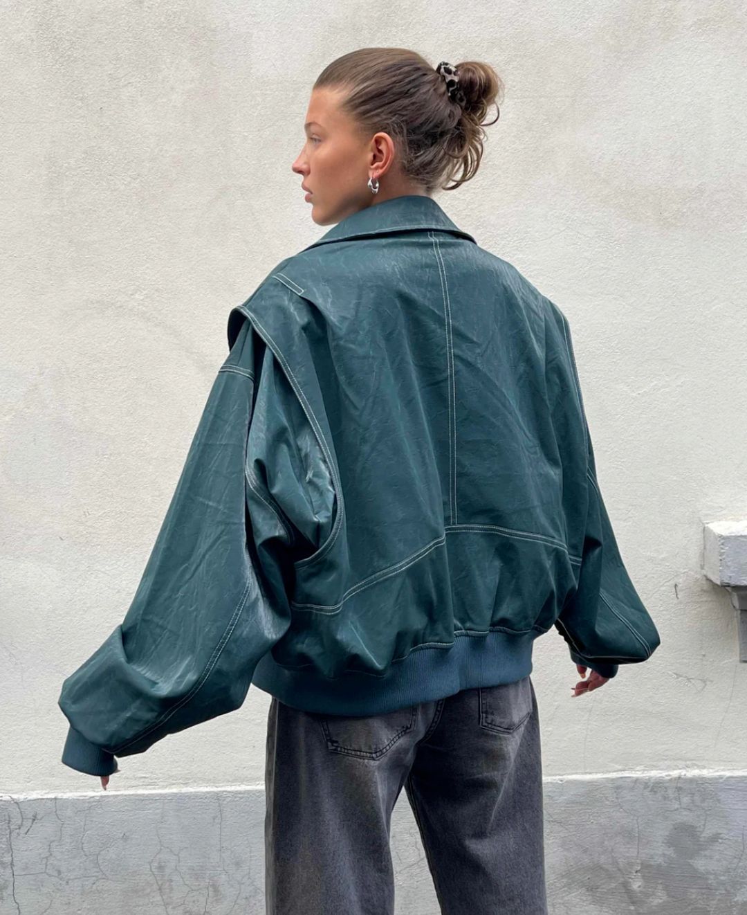 RUBY | Oversized leren jas