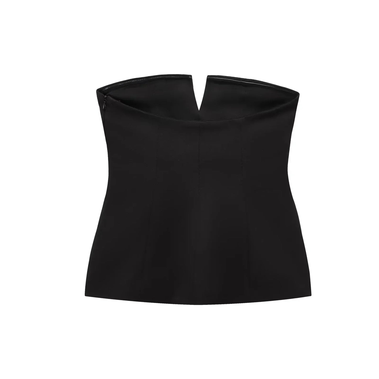 Sofia | Luxe Strapless Dames Top Met V-Hals En Antislip Detail – Elegant, Comfortabel & Blijft Perfect Zitten