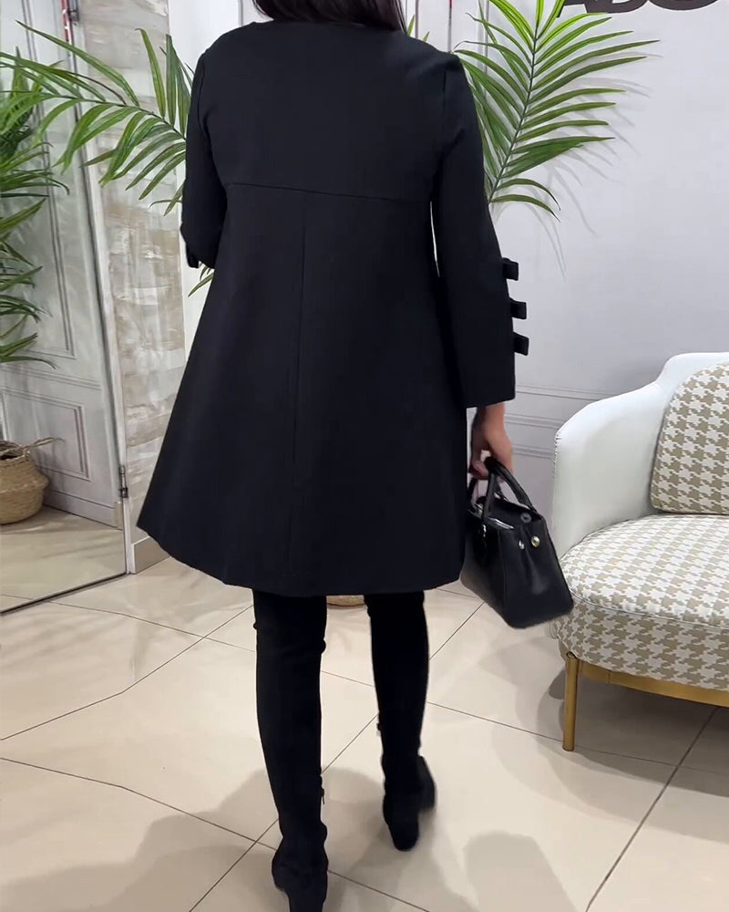Lizz | Basic Casual Jurk Dames | Stijlvolle Lange Mouwen Jurk Voor Elke Dag