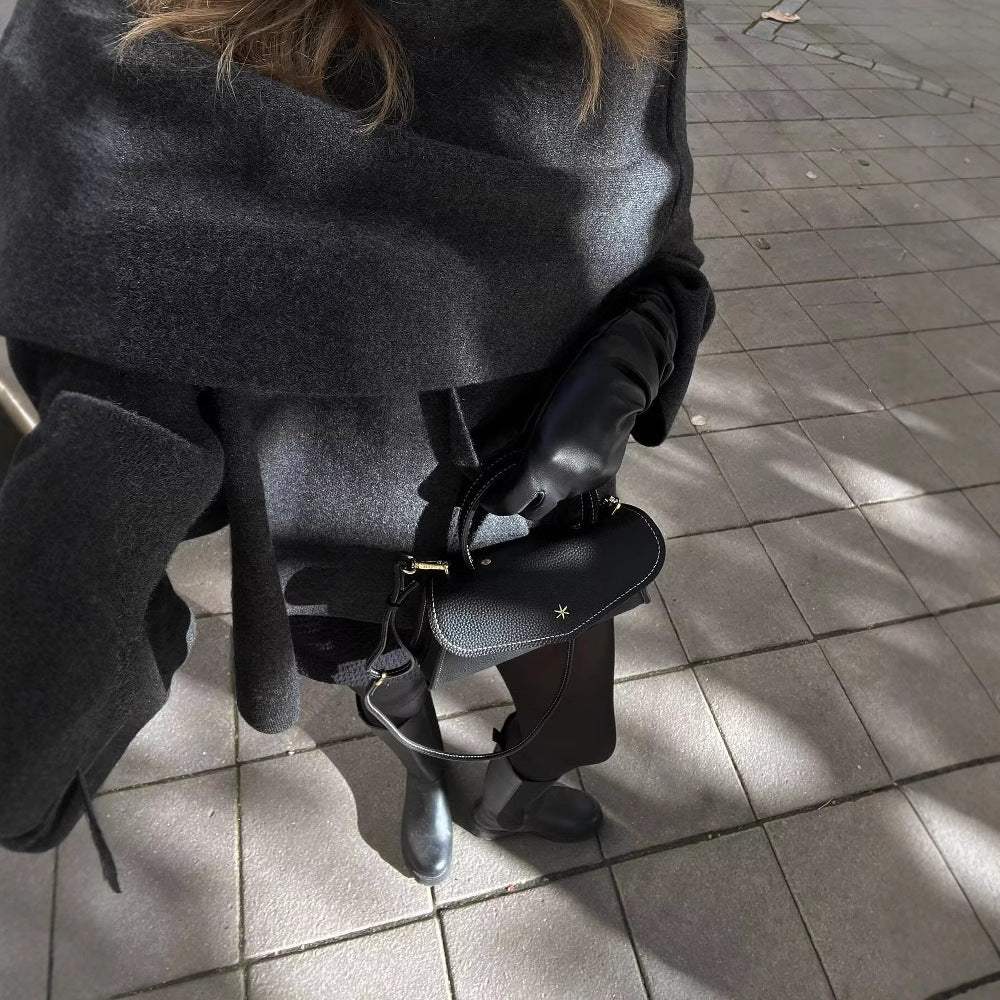 Noor Cozy Wollen Jas met Knopen & Zakken | Elegante Warmte
