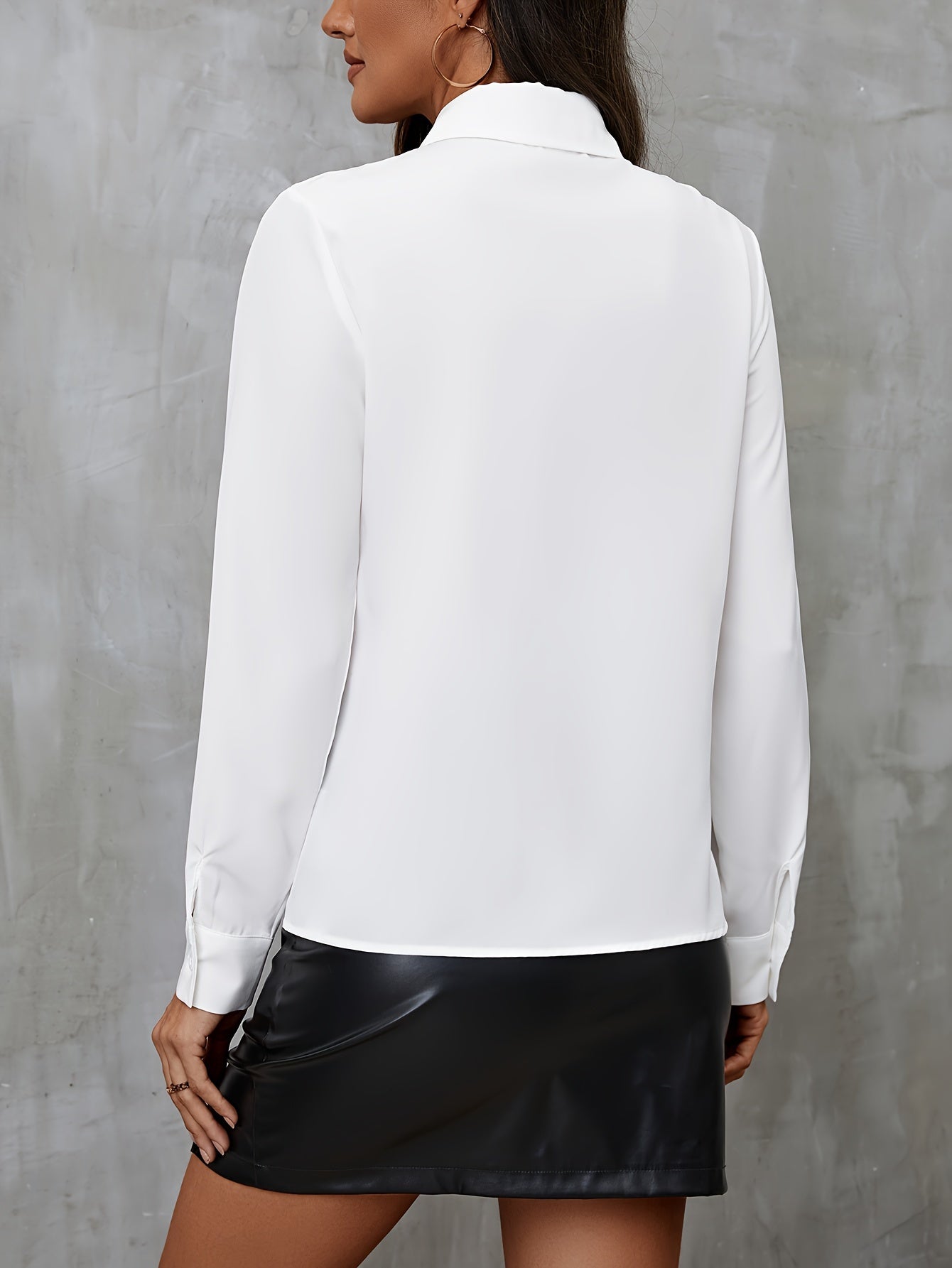 Lina | Witte Blouse Met Ruches