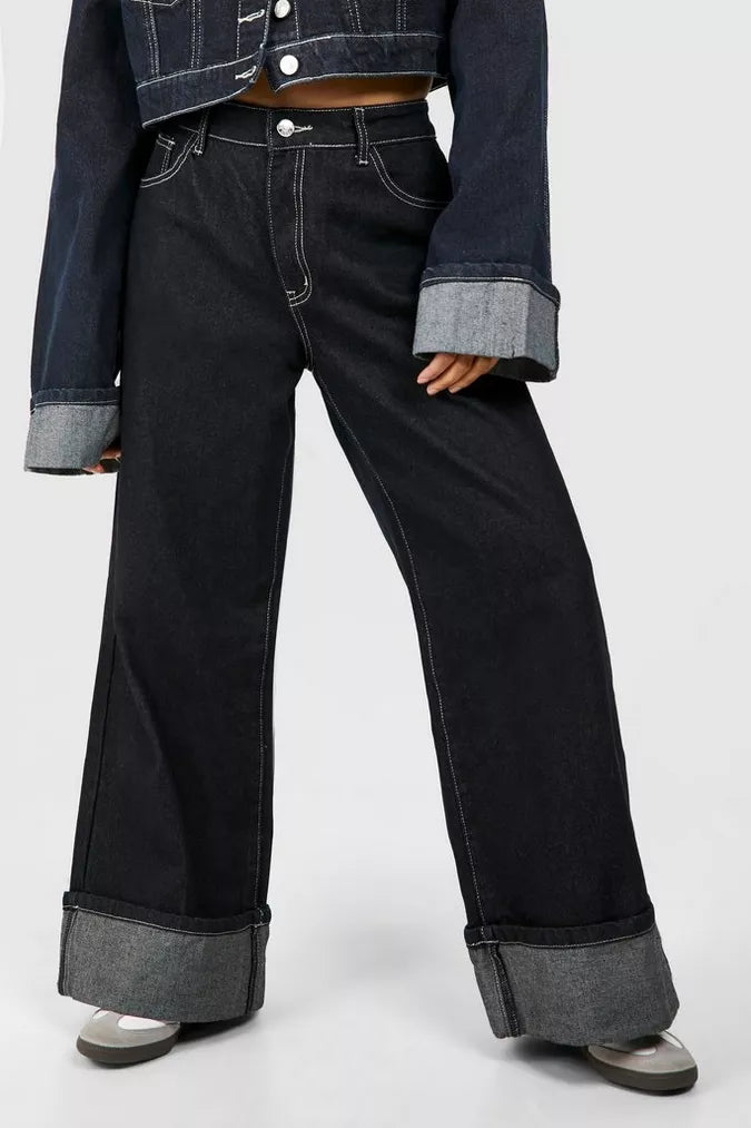 Noelle | Denim Co-ord Set Dames | indigo Jeans Look & Trendy Style
