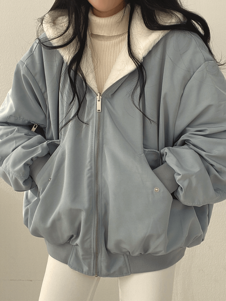 Yael | Oversized Jas Dames | Trendy Winterjas Met Zachte Warme Voering