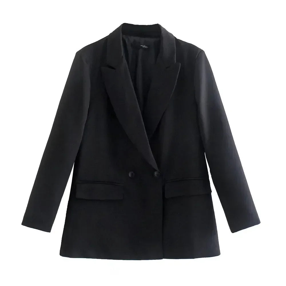 Lolo | Blazer Dames Elegant | Trendy Colbert Met Zakken Voor Werk & Casual