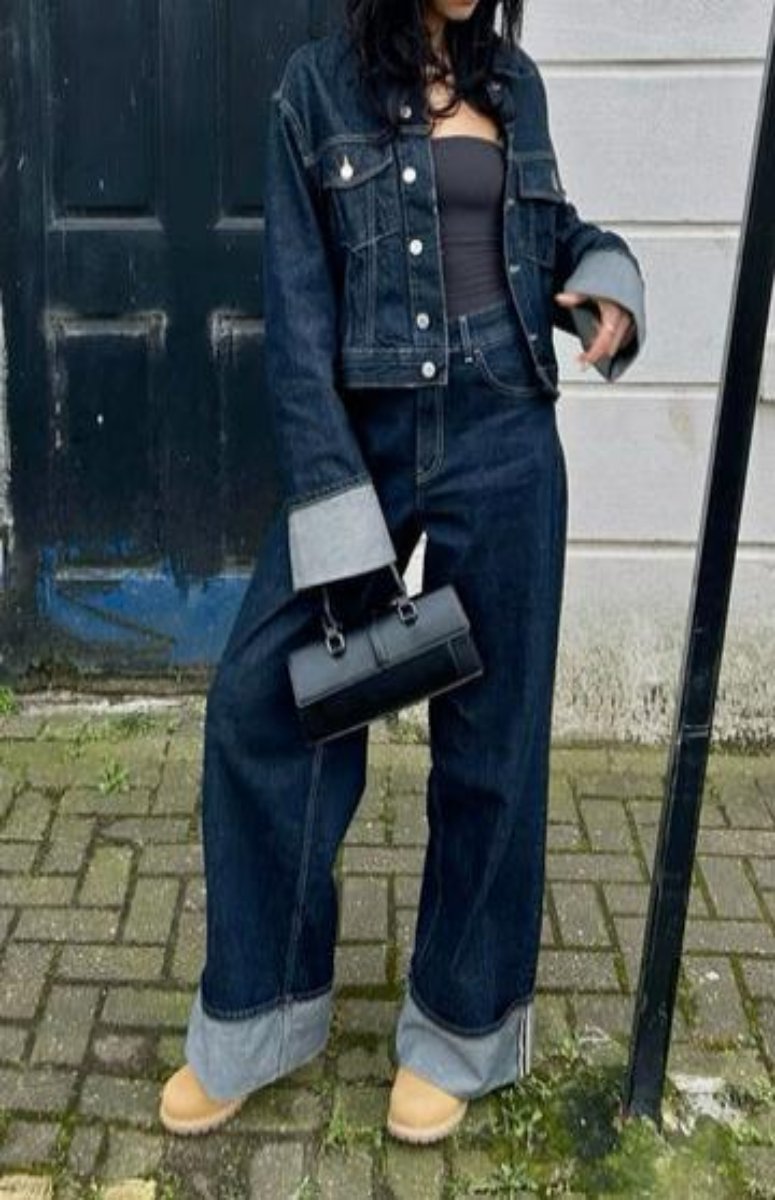 Mila | Denim Co-ord Set Dames | Chique Spijker Outfit Voor Casual & Chic