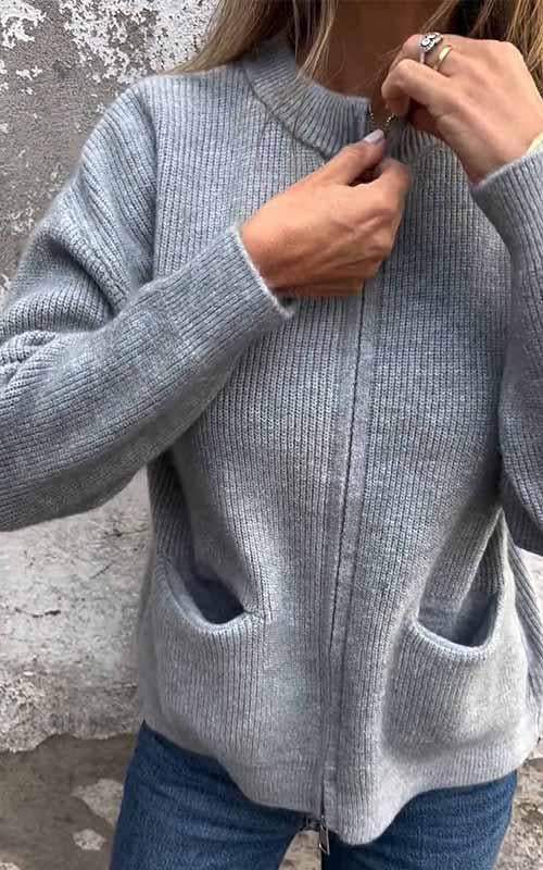Lena | Elegant Lang Vest Dames | Stijlvol & Comfortabel Voor Herfst/Winter