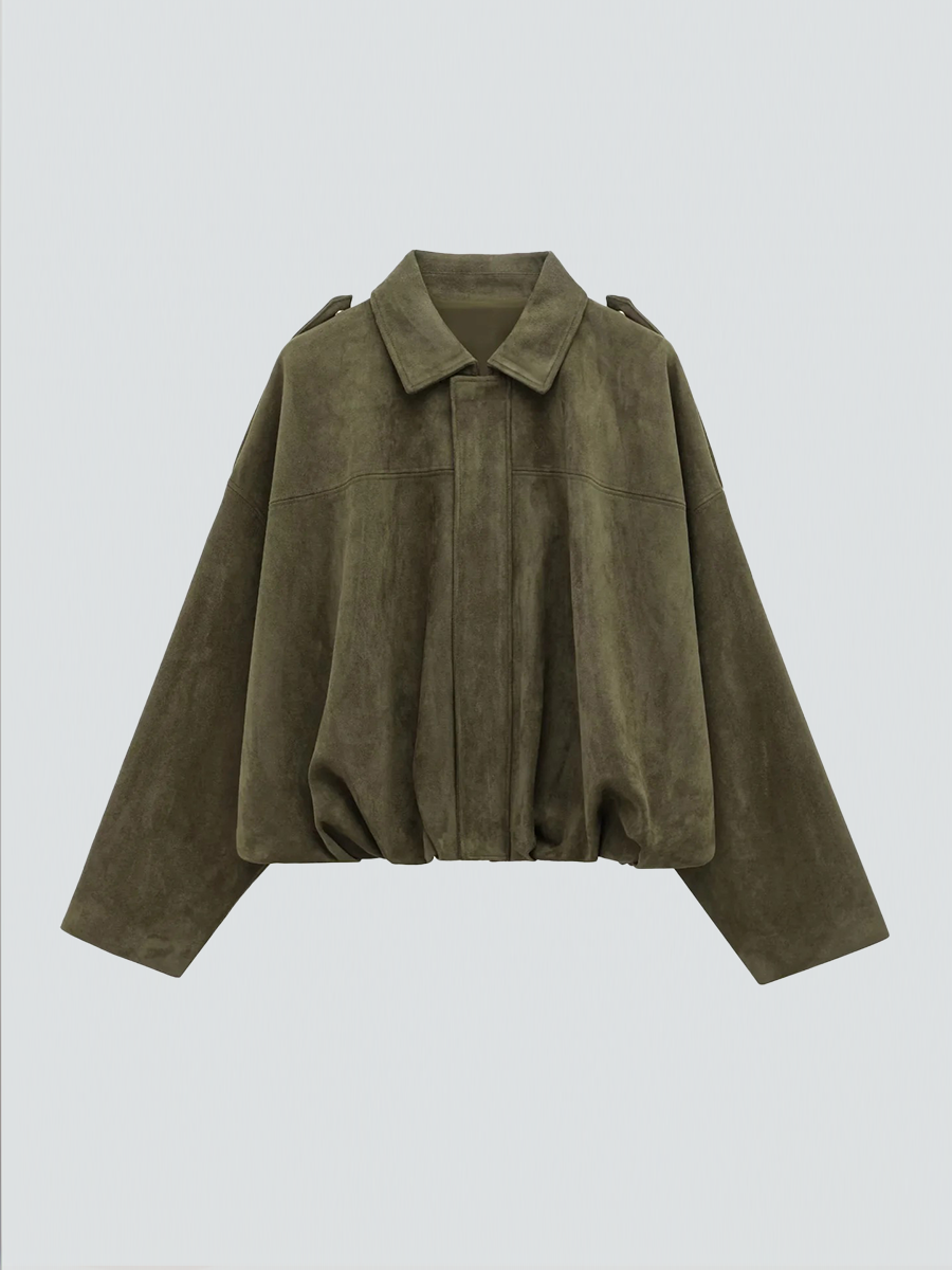 FAYE | Oversized Suede Jacket