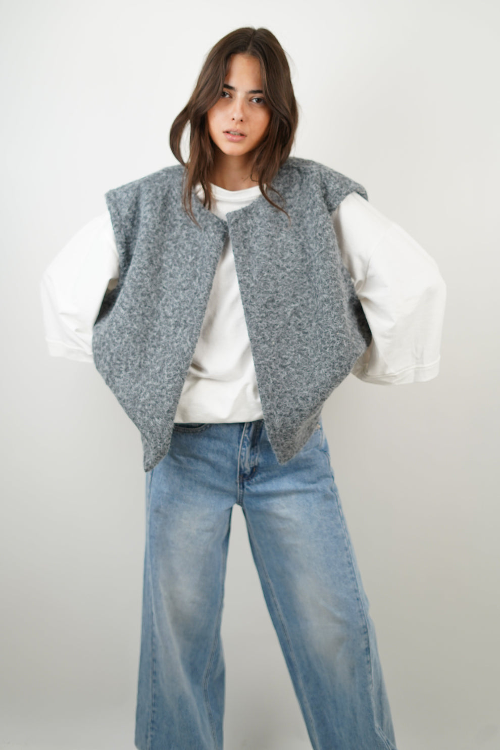 Dames Vest van Luxe Mohairmix | Zacht, Warm & Ruimvallende Pasvorm