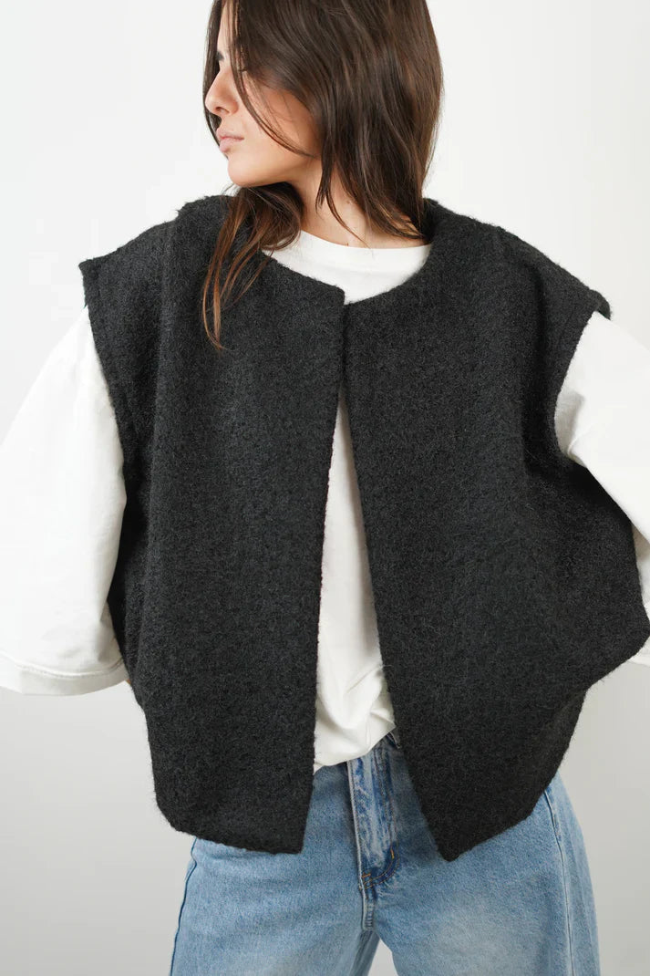 Dames Vest van Luxe Mohairmix | Zacht, Warm & Ruimvallende Pasvorm