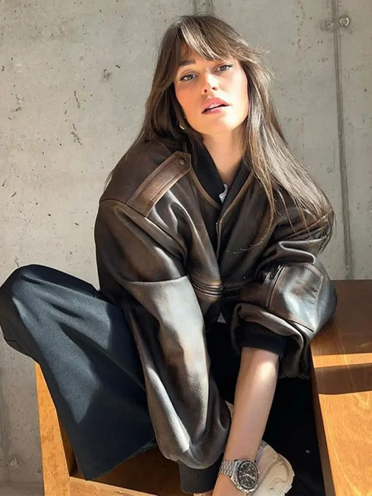 Loïs | Stonewashed vintage Bomber