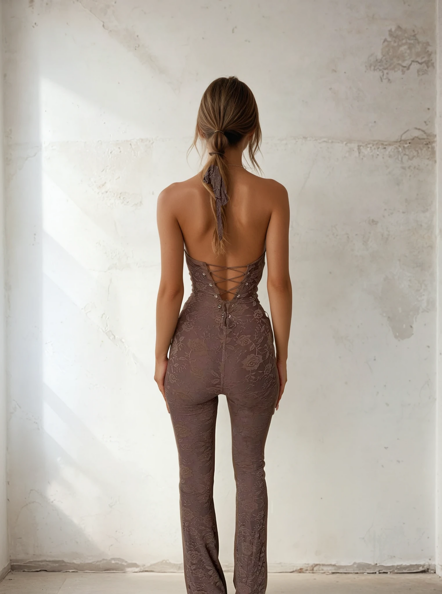 Elodie | Elegante Kant Jumpsuit