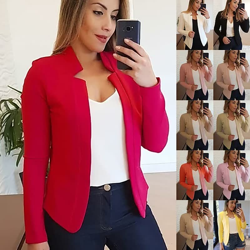 Joyce | Blazer Dames Oversized Relaxed Fit | Trendy Streetstyle Tussenjas
