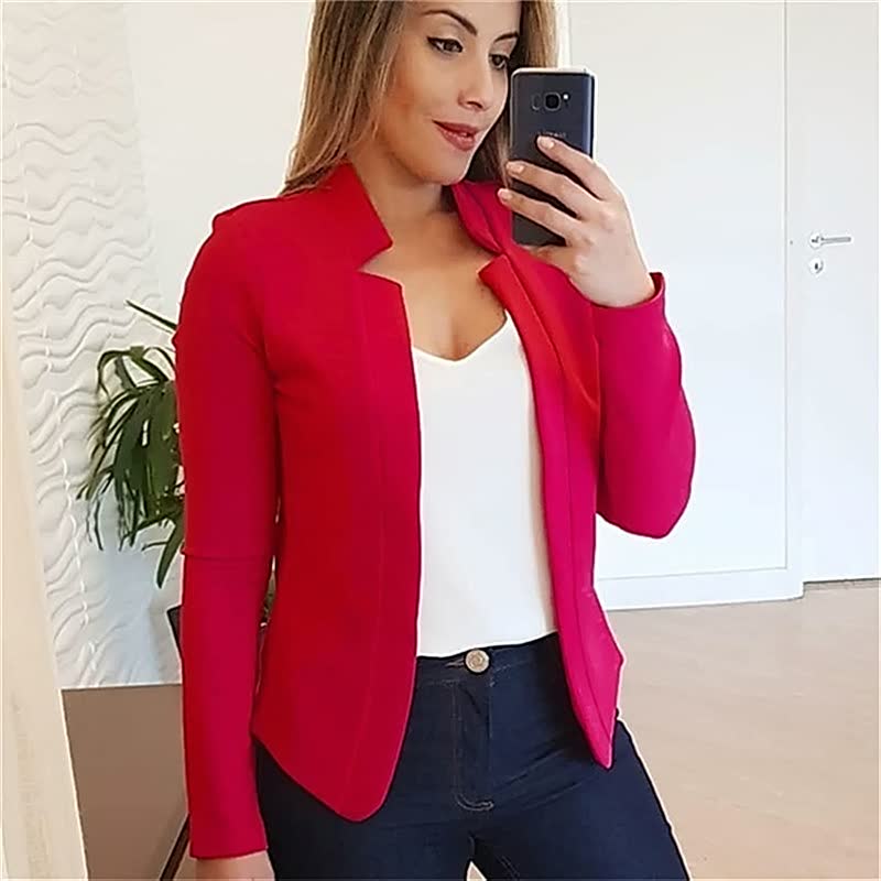 Joyce | Blazer Dames Oversized Relaxed Fit | Trendy Streetstyle Tussenjas