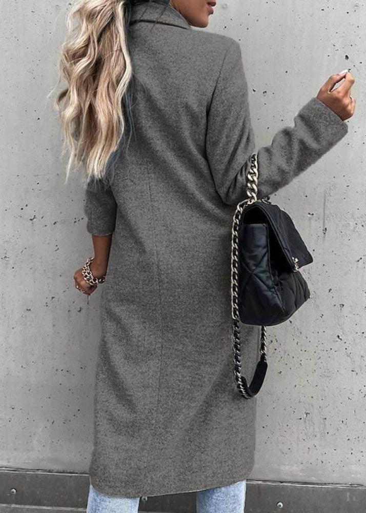 Siena | Elegante Wollen Winterjas Voor Dames – Lang Model Met Klassieke Pasvorm