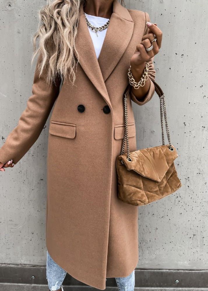 Siena | Elegante Wollen Winterjas Voor Dames – Lang Model Met Klassieke Pasvorm