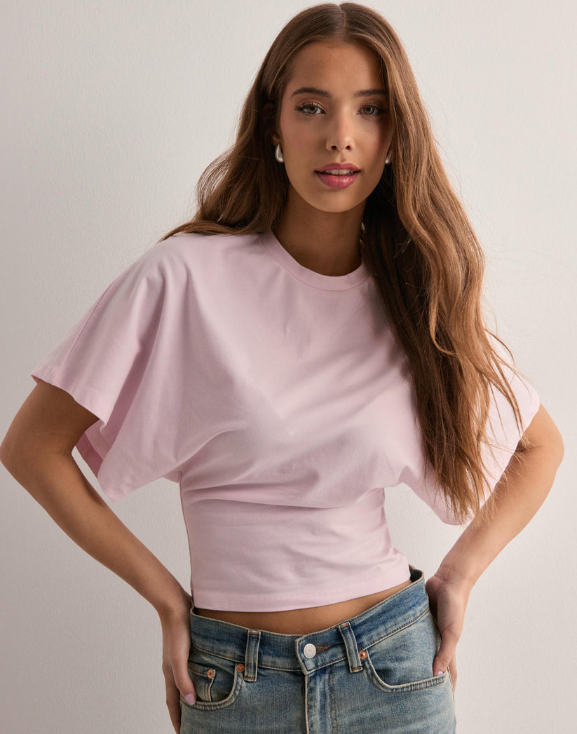 Jik | Oversized T-shirt Dames | Modieus Shirt Met Wijde Mouwen
