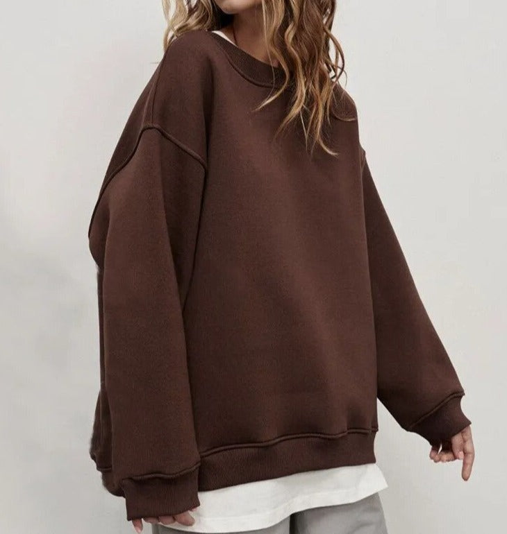 Liv Essential Oversized Sweater | Tijdloze Basic voor Elke Gelegenheid