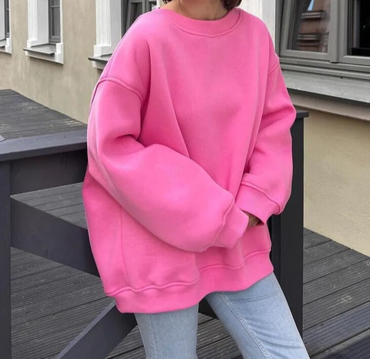 Liv Essential Oversized Sweater | Tijdloze Basic voor Elke Gelegenheid