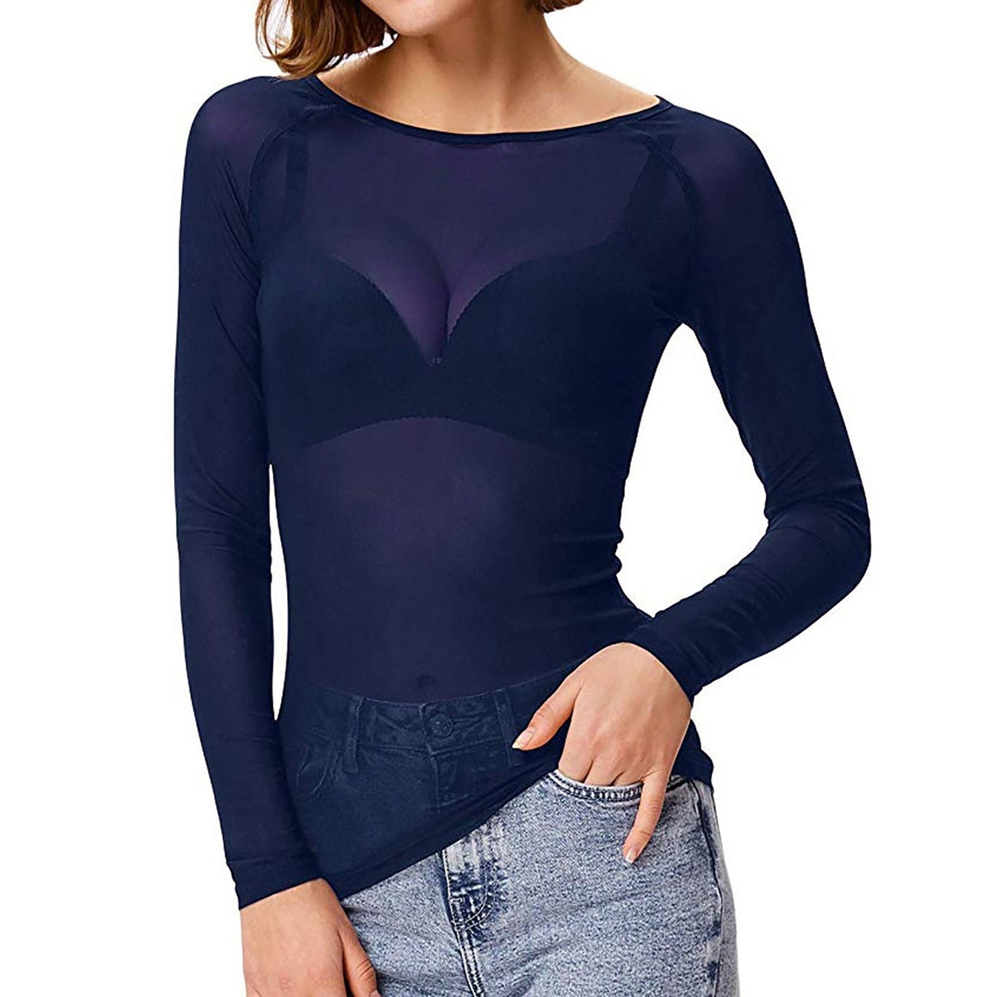 LYANA | Elegante Transparante Blouse