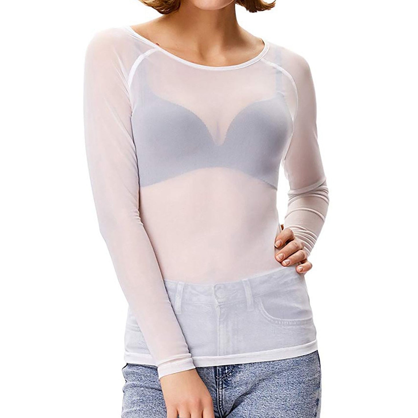 LYANA | Elegante Transparante Blouse